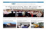 ANO LII - Cachoeiro de Itapemirim - segunda-feira - 26 de março … · em celebração ao aniversário de 20 anos do Instituto de Previdência dos servidores municipais de Cachoeiro
