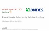 Diversificação da Indústria Química Brasileira · Diversificação da Indústria Química Brasileira São Paulo, 23 de abril 2014 Este documento foi preparado pelo consórcio