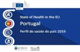State of Health in the EU Portugal - OECD...Fonte: Base de dados do Eurostat relativamente à esperança de vida e aos anos de vida saudável; Inquérito SHARE para restantes indicadores