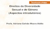 Direitos da Diversidade Sexual e de Gênero (Aspectos ...hipótese de relações homoafetivas entre mulheres. (TJMG, Ap.Crim 1.0024.13.125196-9/001, 2ª C. Crim., Rel. Des. Beatriz