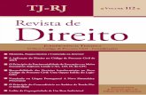 Revista de Direito - Rio de Janeiro · 2019-01-09 · Revista de . Direito. TJ-RJ. n . V. olume. 112. n. J. urisprudência. T. emáTica. O Novo Código de Processo Civil – Considerações.