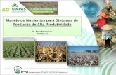 Manejo de Nutrientes para Sistemas de Produção de Alta ... · Produtividade da soja em função da quantidade de fósforo aplicada no sulco de plantio, em solo argiloso. 1º ano
