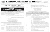 Diário Oficial de Bauru · 2020-04-13 · TERÇA, 14 DE ABRIL DE 2.020 DIÁRIO OFICIAL DE BAURU 1 ANO XXV - Edição 3.249 TERÇA, 14 DE ABRIL DE 2.020 EDIÇÃO DIGITAL Diário Oficial