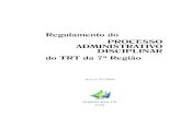 Regulamento do AdministRAtivo disciPlinAR do tRt da 7ª Região · 2013-08-22 · 8 Regulamento do Processo Administrativo Disciplinar do TRT da 7ª Região dos servidores públicos