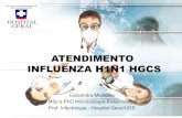 ATENDIMENTO INFLUENZA H1N1 HGCS - saude.rs.gov.br · Caxias do Sul com história de viagem pelo Chile e Argentina. • 09/07/2009: Primeiro caso de Doença Respiratória Aguda Grave,