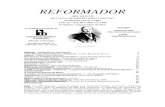 REFORMADOR - WordPress.com › ... · 2017-04-01 · REFORMADOR EDIÇÃO INTERNET REFORMADOR 3 Livre-Arbítrio, Determinismo e Fatalismo JUVANIR BORGES DE SOUZA Ao tratar das leis
