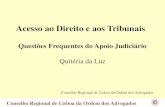 Acesso ao Direito e aos Tribunais...Decorreu entre as 16h00 do dia 02 de Novembro de 2017 e as 24h00 do dia 16 de Novembro de 2017, hora legal de Portugal continental. ( Deliberação