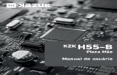 arte manual h55 v3 - Kazuk Hardware › wp-content › uploads › 2019 › 06 › ... · BIOS; (c) você não conseguiu inicializar o sistema porque a ratio/clock da CPU estava incorreta-mente