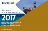BALANÇO SOCIOAMBIENTAL 2017 BALANCO 2017... · O título “Amigo do CRCBA” foi instituído pela Resolução CRCBA 565/2013, com o intuito de homenagear profissionais da contabilidade,