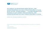 PLANO SUPRAMUNICIPAL DE EMERGÊNCIA DE PROTEÇÃO CIVIL DA … · Apresentar o contributo do plano supramunicipal da ilha Terceira para o Plano Regional de Emergência e Proteção