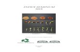INDEX SEMINUM 2014arquivos.ambiente.sp.gov.br/jardimbotanico/2017/04/... · O Index Seminum está numerado em ordem sequencial, ... 2015 Clu Gg 01/15 Euphorbiaceae 17 Alchornea glandulosa
