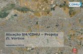 Atuação SH/CDHU Projeto ZL Vórtice...PROJETO ZL-VÓRTICE – UNIDADES E OBRAS DE URBANIZAÇÃO CDHU ENTREGUES NA REGIÃO 7.130 Cangaíba Ermelino Matarazzo Vila Jacuí Itaquera