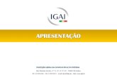 APRESENTAÇÃO - IGAI · INSPEÇÃO-GERAL DA ADMINISTRAÇÃO INTERNA . 3 . OBJETIVO GENÉRICO A Inspeção-Geral . da Administração Interna, no modelo atual, foi criada através