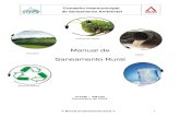 Manual de Saneamento Rural · 2016-01-06 · Conselho Intermunicipal de Saneamento Ambiental Æ Manual de Saneamento Rural Å 8 A água é um recurso natural insubstituível, um bem