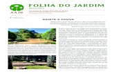 FOLHA DO JARDIM · 2019-04-15 · FOLHA DO JARDIM Abril 2019 Associação de Amigos do Jardim Botânico Rua Jardim Botânico nº 1008, Casa 6 - Jardim Botânico Rio de Janeiro –