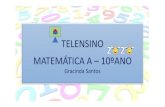 TELENSINO MATEMÁTICA A 10ºANO...Funções do tipo =𝒂 ,𝑎≠0. Matemática A - 10ºAno TELENSINO 2020 - Aula Nº1 Valor do parâmetro 𝒂 Expressão da função𝑎>0 1 = 2