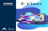 E-Class - Manual › escola › arquivos › b5t5... · 2020-03-24 · Tela de apresentação das aulas criadas pelos professores. Alunos e pais terão a possibilidade de visualizar