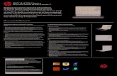 ENVY 14-3190LA Spectre HP es la PC favorita de todo el ...goudeau.cl/pics/PDF/14-3190la.pdf · Los procesadores no funcionarán (incluso a 32 bits) sin un BIOS compatible con la arquitectura
