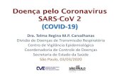 Doença pelo Coronavírus SARS-CoV 2 (COVID-19) › portais › Portals › 84 › docs › pdf … · Doença pelo Coronavírus SARS-CoV 2 (COVID-19) Dra. Telma Regina M.P. Carvalhanas