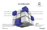 Certificado - Faculdade Promove · Certificado 1ª Jornada Acadêmica Integrada CERTIFICAMOS, para os devidos fins acadêmicos que Quintiliana Rodrigues dos Santos assistiu à palestra