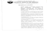 , I PREFEITURA MUNICIPAL DE MONTE SANTO DE MINAS RUA …montesantodeminas.mg.gov.br/wp-content/uploads/2020/05/... · 2020-05-18 · , I PREFEITURA MUNICIPAL DE MONTE SANTO DE MINAS