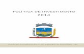 POLÍTICA DE INVESTIMENTO€¦ · 2010, o Fundo de Previdência Social do Município de Encantado, por meio de seu Conselho Municipal de Previdência, apresenta a versão final de