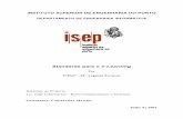 Standards para o e-Learning - ipp.ptpaf/proj/2003/StandardseLearning.pdfdeterminantes na realização do relatório deste projecto. Também, devido ao facto do tempo para a elaboração