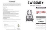 MANUAL DE OPERADOR - SwissmexPara hacer válida la garantía deberá apegarse a la condiciones descritas en la Póliza de Garantía que acompaña su equipo. ... 2 0,33 78 65 56 49