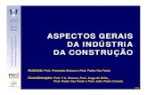 02 Aspectos gerais da indústria da construção - 2ª aula ...joaof/tc-cor/02 Aspectos... · ASPECTOS GERAIS DA INDÚSTRIA DA CONSTRUÇÃO Índice de fogos licenciados - Portugal