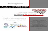 Anais do ENADIS 2017 ENADIS...A publicação dos Anais do Enadis 2017 reúne trabalhos de pós-graduandos de diferentes campos do conhecimento, o que constitui uma inserção social