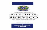 EDIÇÃO DE ABRIL - UFPB...19/04/2017 BOLETIM DE SERVIÇO PÁGINA 1 boletim.servico.ufpb@reitoria.ufpb.br EDIÇÃO DE ABRIL ANO LII – Nº 25 João Pessoa, 19 de abril de 2017 UNIVERSIDADE