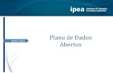 Plano de Dados Abertos - IPEA ... de dados abertos; (ii) aprimorar a cultura de transparأھncia pأ؛blica;