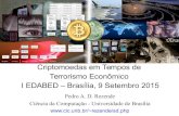 Brasília, 9 Setembro 2015 - Departamento de …pedro/trabs/edabed2015_files/edabed...“roubar” código de software da Goldman Sachs quando deixou a empresa em julho de 2009. Pre-so