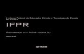 do Paraná IFPR - NOVA Concursos · Todos os direitos autorais desta obra são protegidos pela Lei nº 9.610, de 19/12/1998. Proibida a reprodução, total ou parcialmente, sem autorização