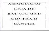 PRESTALÇAO DE CONTAS LIGA DE BATAGUASSU CONTRA O …‡AO+DE... · 2019-02-28 · de Bataguassu contra o cânJer Iodos de mãos dados por e,so causo Bataguassu, 01 de abril de 2015.