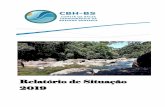 Relatório de Situação 2019 - SigRH · Recursos Hídricos, define em seu artigo 19 que para avaliação da eficácia do Plano Estadual de Recursos Hídricos e dos Planos de Bacias
