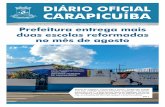 Informativo Oficial da Prefeitura de Carapicuíba - Edição ...€¦ · Hoje, dia 31 de julho, das 18 às 22 horas, acontece mais um Circuito de Palestras Sebrae. Direcionado aos