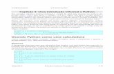 Usando Python como uma calculadoraturing.com.br › material › acpython › mod1 › 03-introduction.pdf · Usando Python como uma calculadora Vamos experimentar alguns comandos
