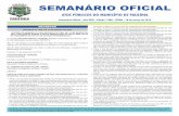 SEMANÁRIO OFICIAL - Paulínia · Semanário Oficial - Ano XXVI - Edição 1.388 - EXTRA - 18 de março de 2019 Expediente: A publicação do Semanário Oficial do Município de Paulínia