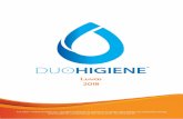Luvas 2018 - DuoHigiene · A. N. Dream - Produtos de Higiene, Lda - Rua Mário Castelhano Nº 42, Armazém A-1 Lux Parque, Queluz de Baixo 2730-120 Barcarena, Portugal geral@duohigiene.pt