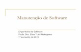 Manutenção de Software - USP€¦ · Manutenção de sistema e software ! O objetivo do processo de Manutenção de sistema e software é modificar o produto de sistema/software