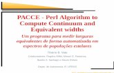 PACCE - Perl Algorithm to Compute Continuum and Equivalent ... · Escreve arquivos com comandos do gnuplot, gera as ﬁguras .eps com ajustes para cada espectro e escreve pontos de