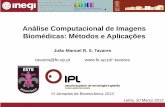 Análise Computacional de Imagens Biomédicas: Métodos e ...tavares/downloads/... · Introdução • Os investigadores da área do Processamento e Análise de Imagem tentam desenvolver