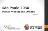 São Paulo 2030 · 2017-04-06 · Centro (408), Leste (400), Norte (422), Oeste (411) e Sul (408). Na composição da amostra total, é aplicado um fator de ponderação para representar