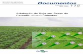Adubação da Soja em Áreas de Cerrado: micronutrientes. · Adubação da Soja em Áreas de Cerrado: micronutrientes. Nas indicações técnicas para a soja na safra 2001/2002, a