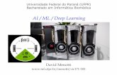AI / ML / Deep Learning ... · – Reconhecimento de Dígitos Manuscritos • Imagem de entrada de 32x32 pixels • MNIST Dataset (10 classes [0-9]) • #60k train / #10k test •