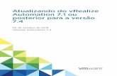 Atualizando do vRealize posterior para a versão 7 · Atualizando do vRealize Automation 7.1 ou posterior para a versão 7.4 VMware, Inc. 2 Você pode encontrar a documentação técnica