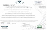 CERTIFICADO N° ABMS-8/17 · A validade deste certificado depende do resultado de auditoria mínima anual e de uma auditoria completa, a cada três anos (ciclo de certificação),