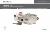 Série HL - SPX Flow · 2019-12-04 · Instalação do Rotor ... inspeção devem ser baseados nas condições ambientais e operacionais e ajustados como indicado pela experiência.