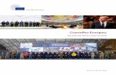 Conselho Europeu - Consilium · A procura da unidade: Conselho Europeu — De maio de 2016 a junho de 2018 ... Unido à manutenção da unidade perante as ameaças ... em que cerca
